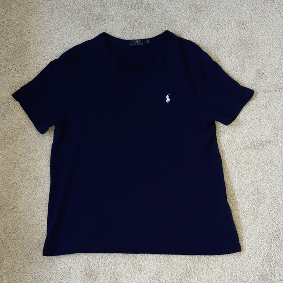 Polo Ralph Lauren - Navy Liquid Cotton T Shirt - Picture 1 of 4